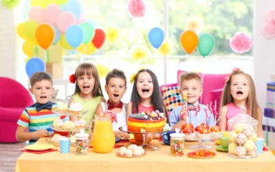 En un cumple, los niños pueden incorporar las calorías de un día entero