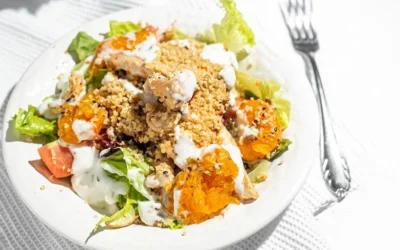Ensalada burgol con pollo