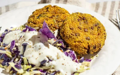 Hamburguesas veggies con guarnición